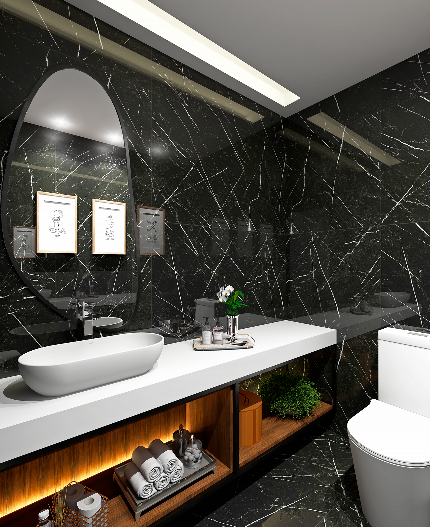 PISO 74X74 MARQUINA POLIDO RETIFICADO