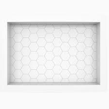 NICHO PARA BANHEIRO 460MM INJETADO BRANCO
