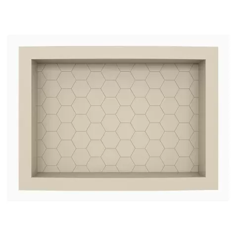 NICHO PARA BANHEIRO 460MM INJETADO BEGE