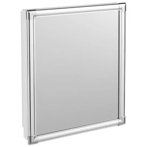 ARMARIO SOBREPOR AL43 36X45 ARO CROMADO BRANCO