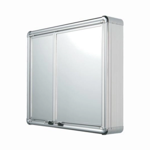 ARMARIO SOBREPOR 02 PORTAS LBP/16S ALUMINIO
